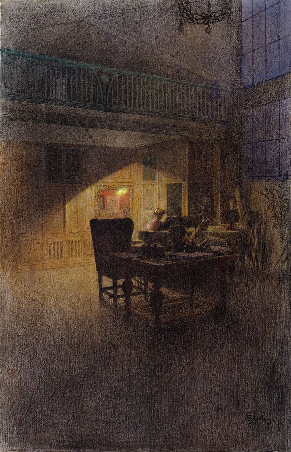 At The Piano by Carl Larsson Posters, Prints, & Visual Artwork