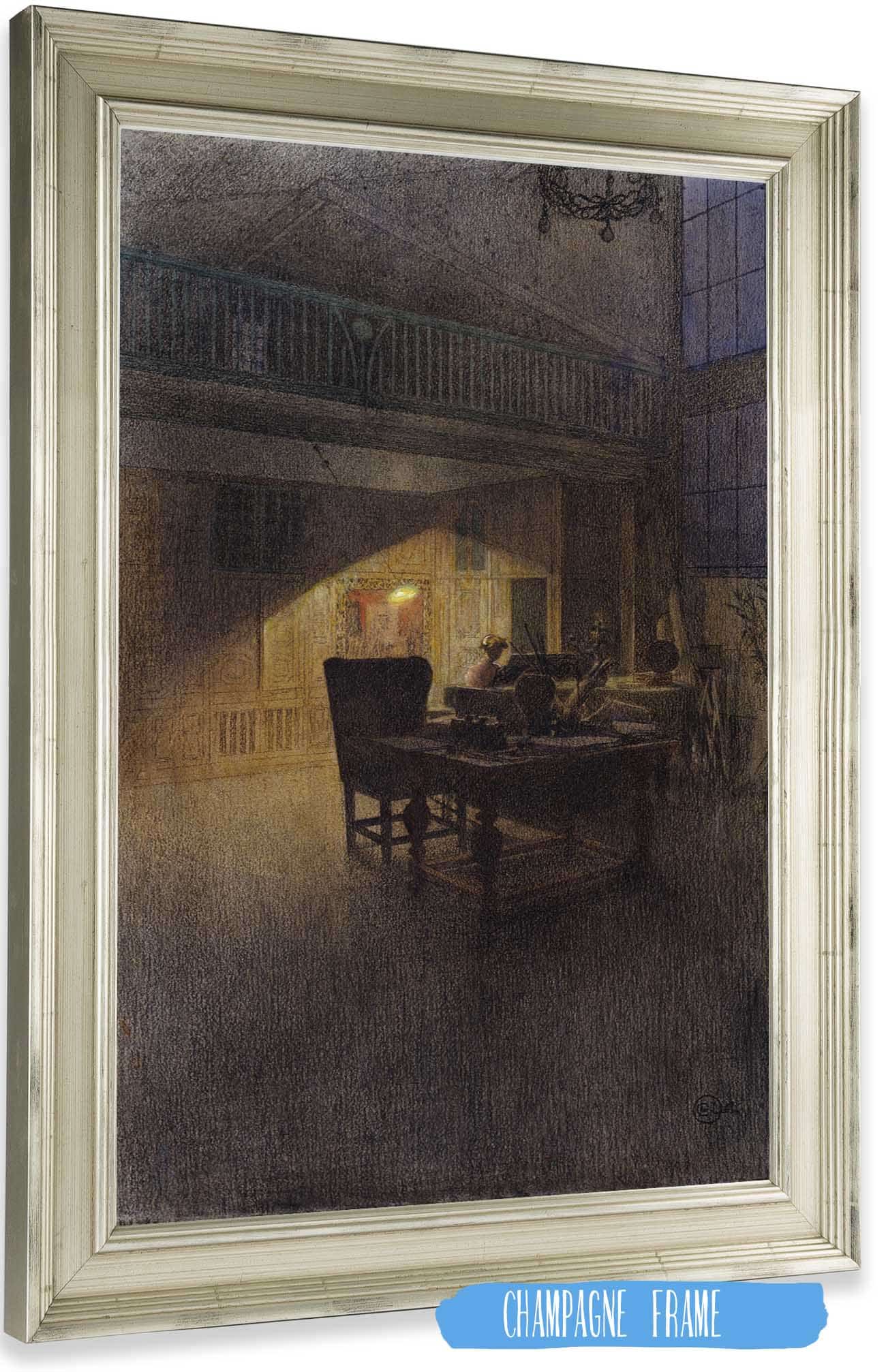 At The Piano by Carl Larsson Posters, Prints, & Visual Artwork