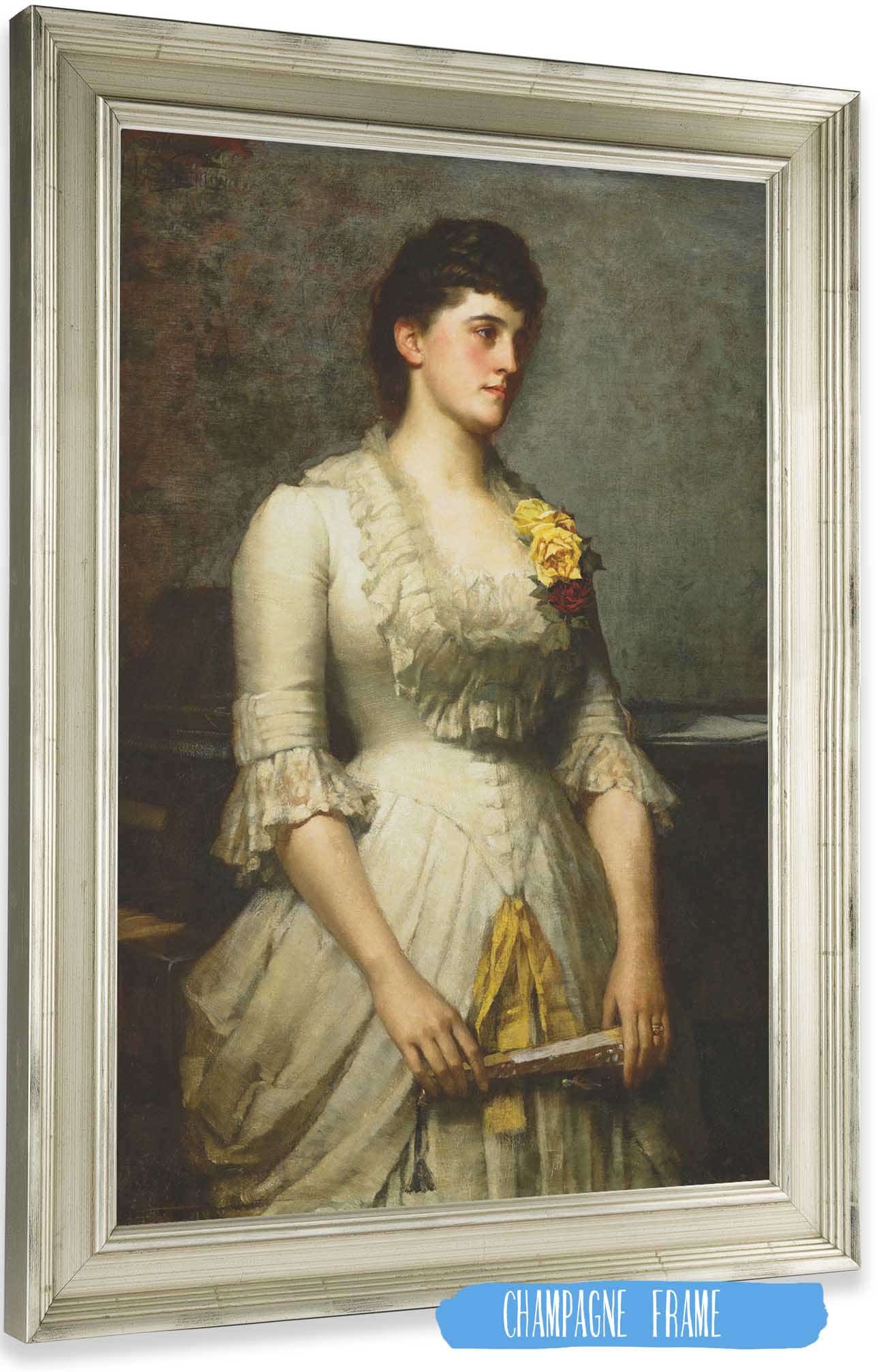 At The Piano by James Jebusa Shannon Posters, Prints, & Visual Artwork