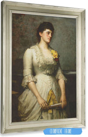 At The Piano by James Jebusa Shannon Posters, Prints, & Visual Artwork