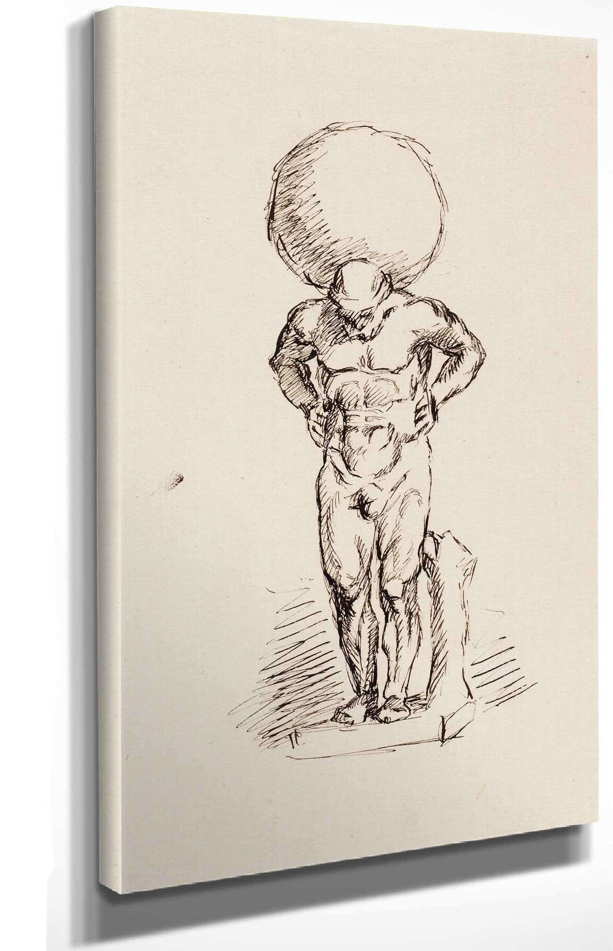 Atlas Veistos  by Helene Schjerfbeck Posters, Prints, & Visual Artwork