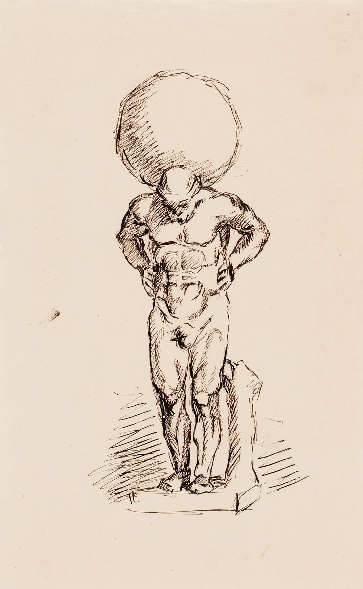 Atlas Veistos  by Helene Schjerfbeck Posters, Prints, & Visual Artwork