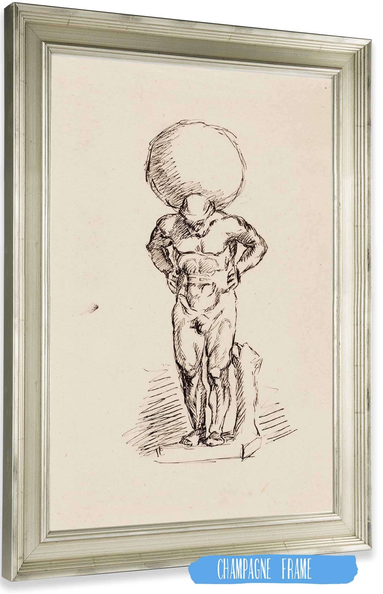 Atlas Veistos  by Helene Schjerfbeck Posters, Prints, & Visual Artwork