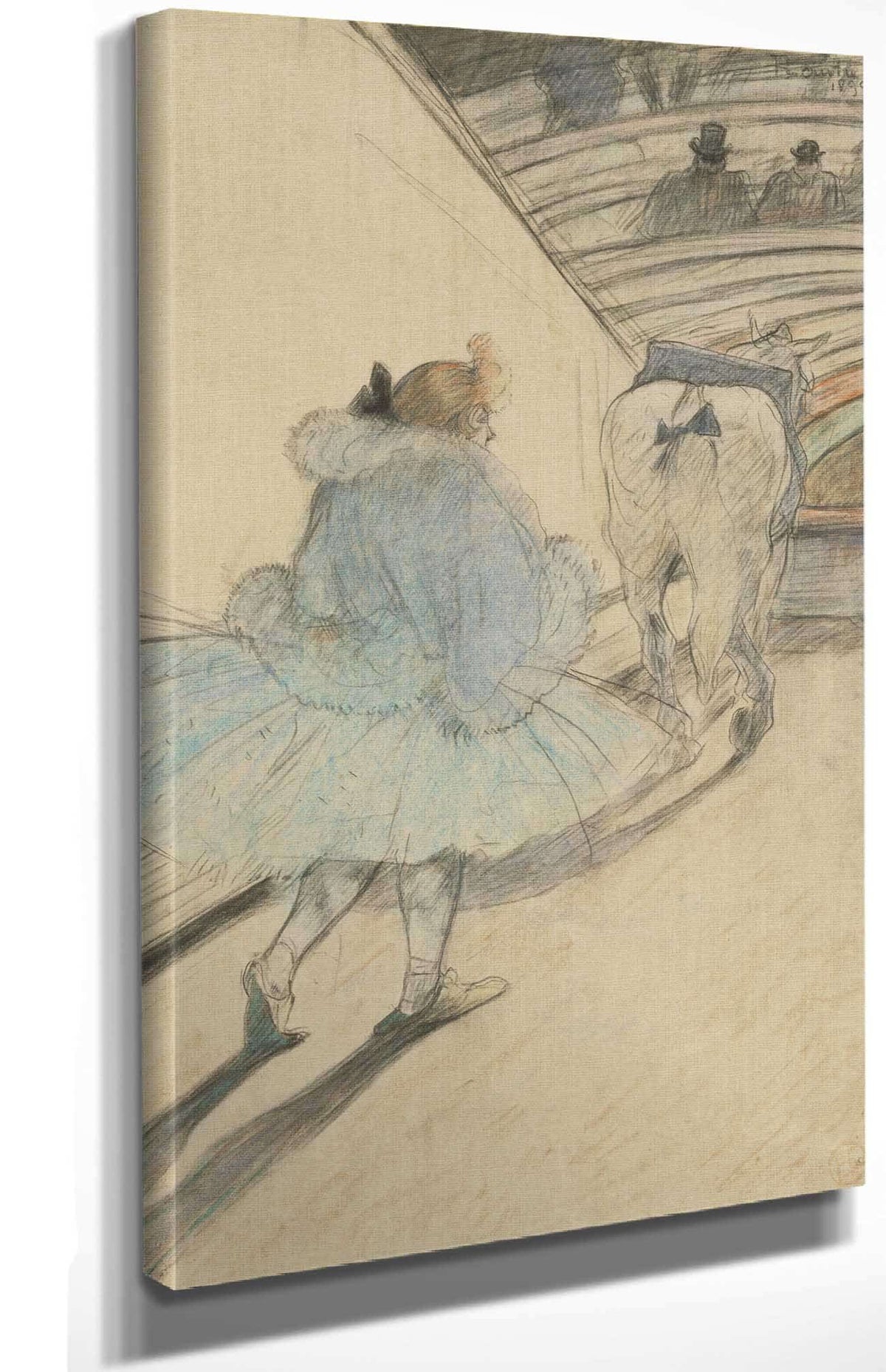 Au Cirque Entree En Piste by Henri De Toulouse Lautrec Posters, Prints, & Visual Artwork