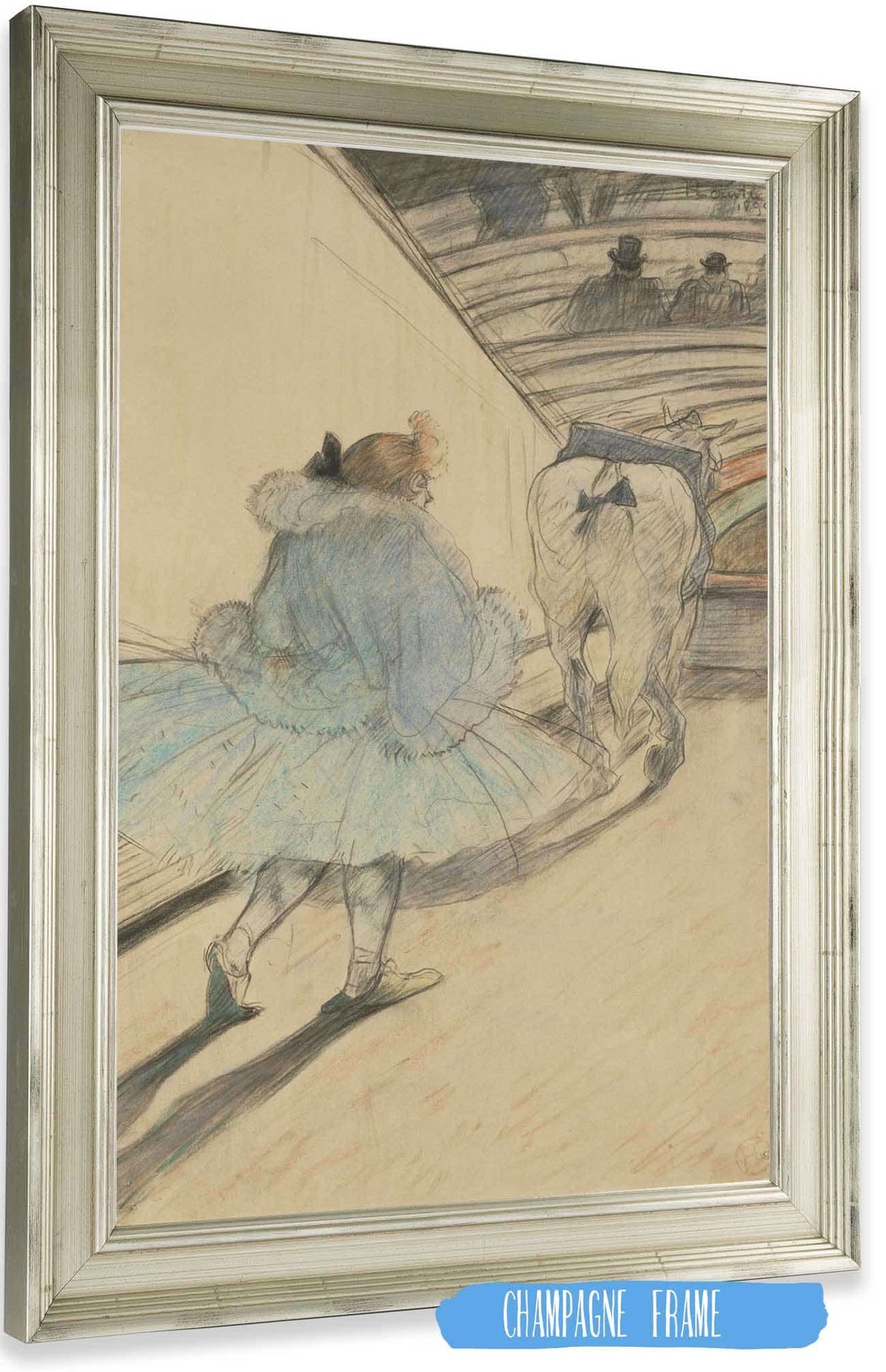 Au Cirque Entree En Piste by Henri De Toulouse Lautrec Posters, Prints, & Visual Artwork