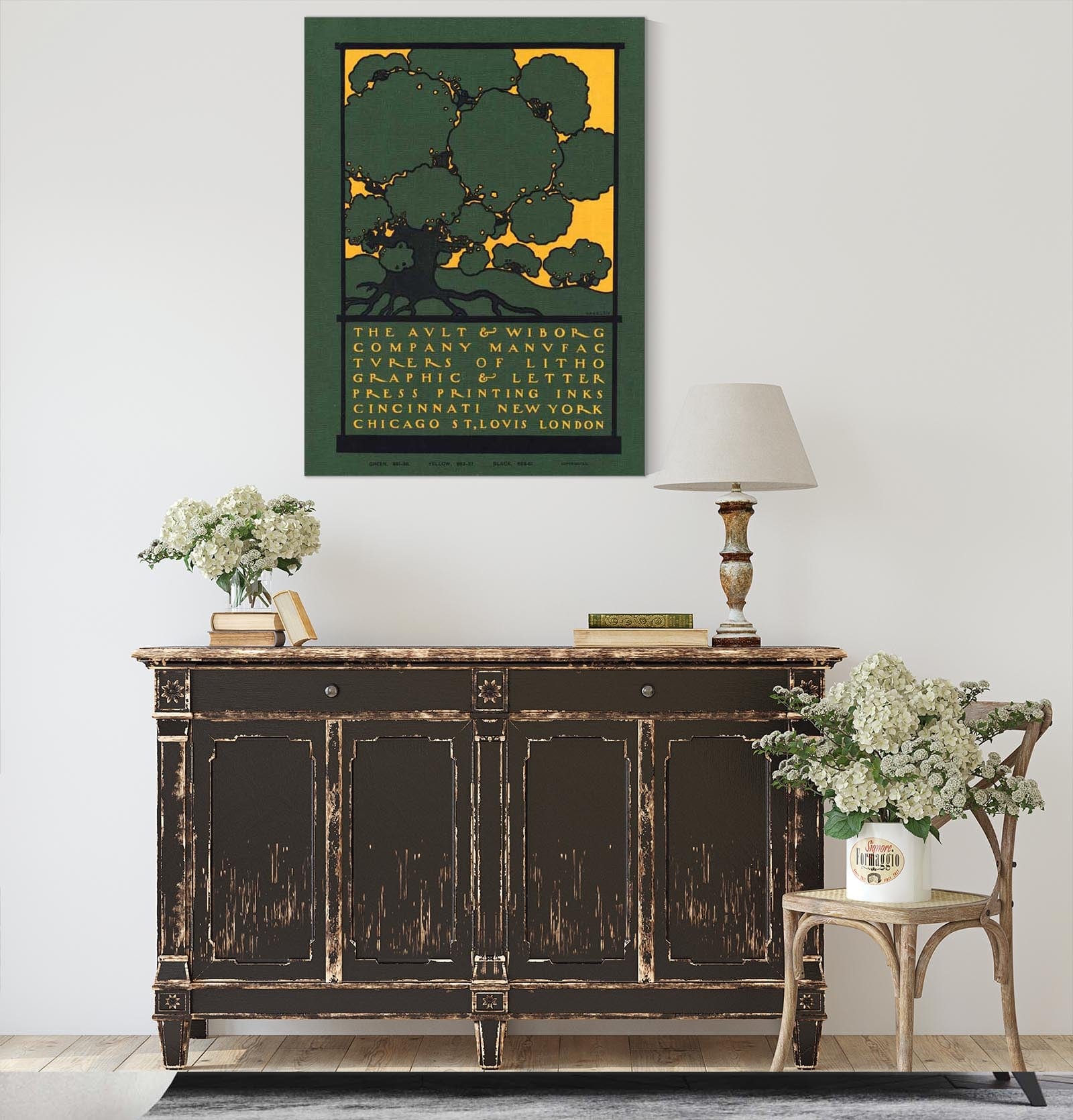 Ault And Wiborg Ad  by Will Bradley Posters, Prints, & Visual Artwork