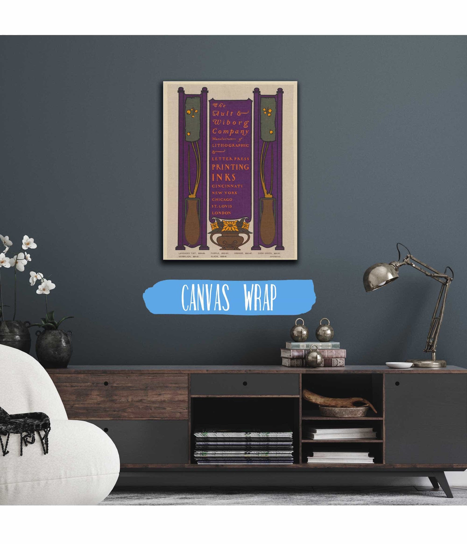 Ault And Wiborg Ad  by Will Bradley Posters, Prints, & Visual Artwork