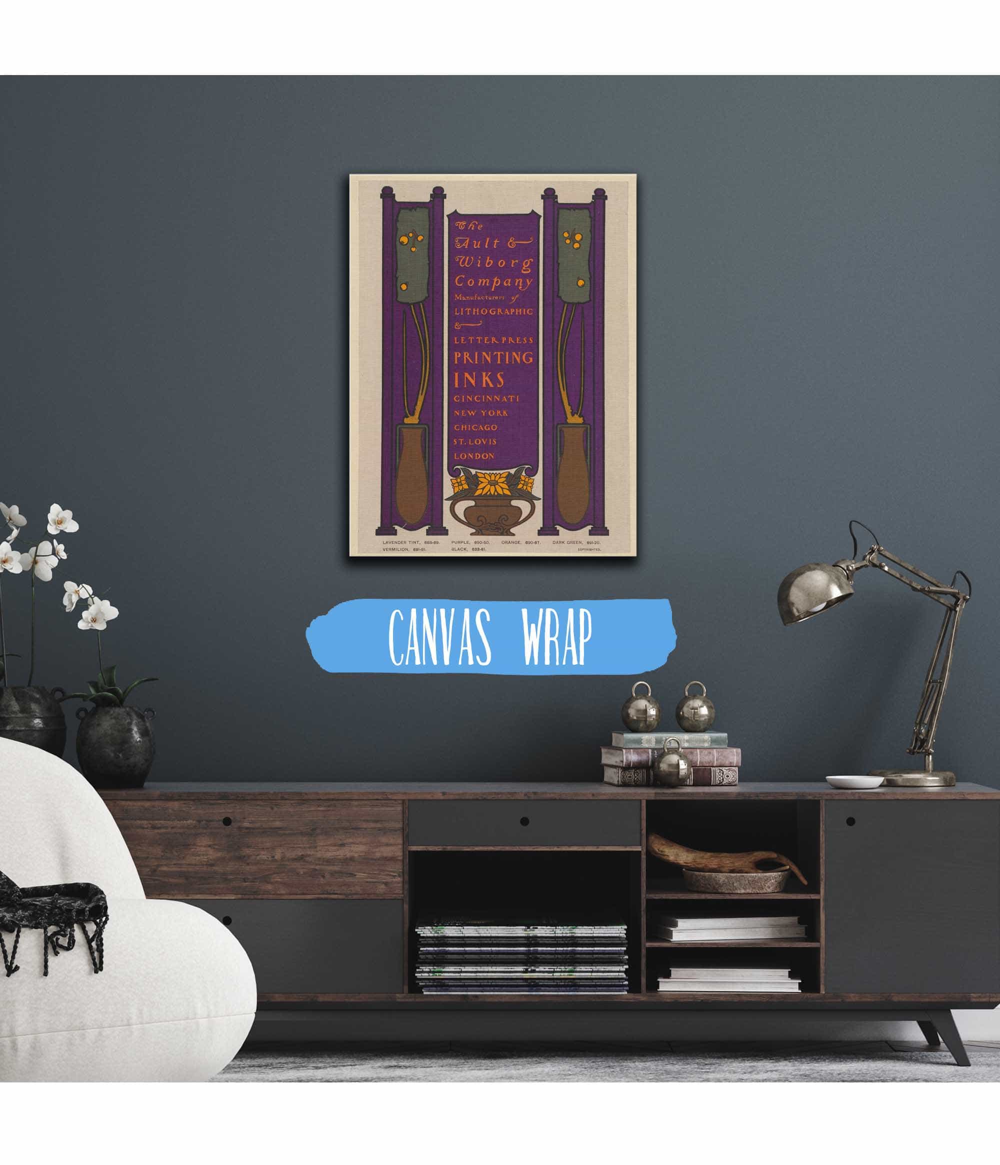 Ault And Wiborg Ad  by Will Bradley Posters, Prints, & Visual Artwork