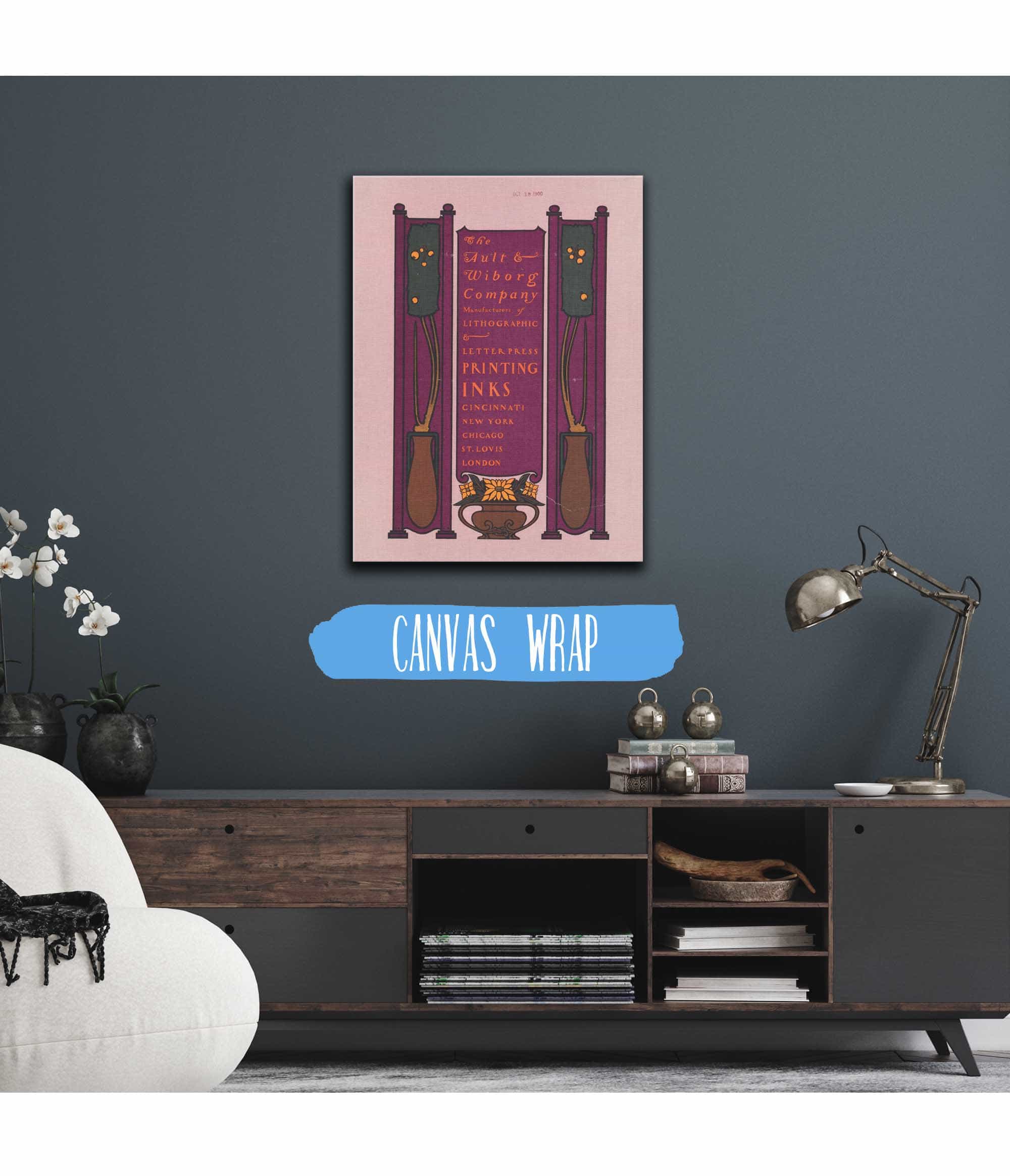 Ault And Wiborg Ad  by Will Bradley Posters, Prints, & Visual Artwork