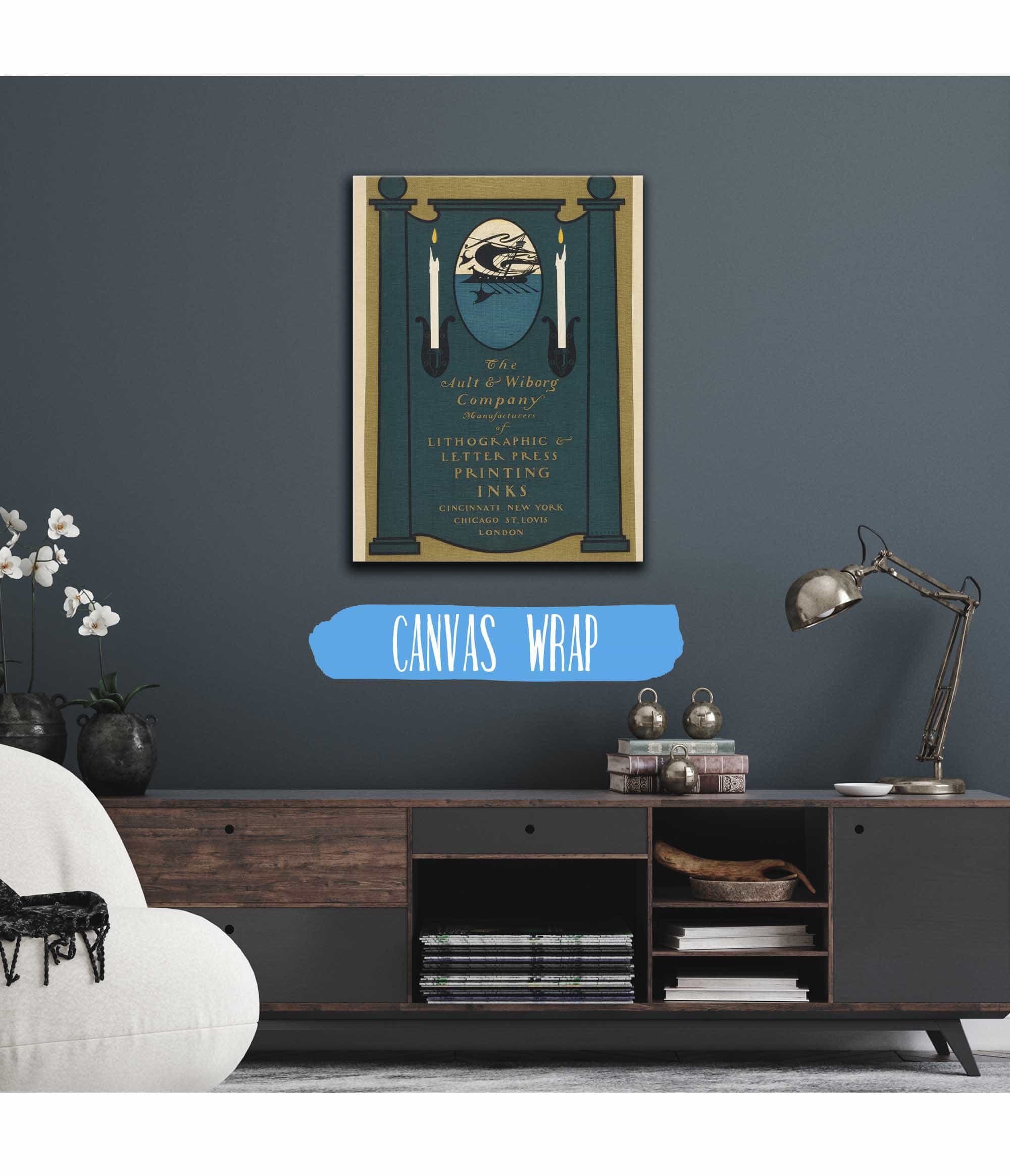 Ault And Wiborg Ad  by Will Bradley Posters, Prints, & Visual Artwork