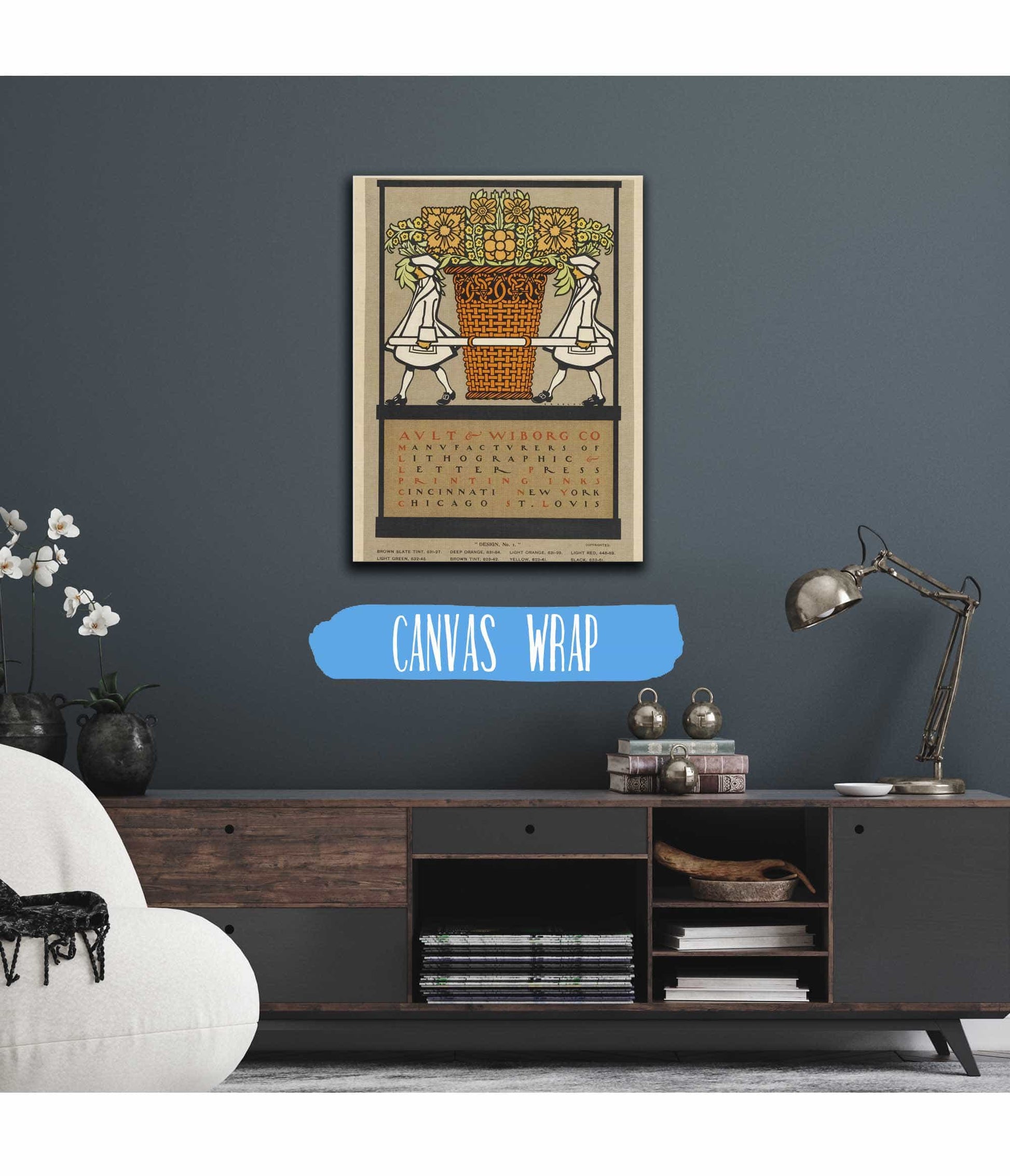 Ault And Wiborg Ad  by Will Bradley Posters, Prints, & Visual Artwork