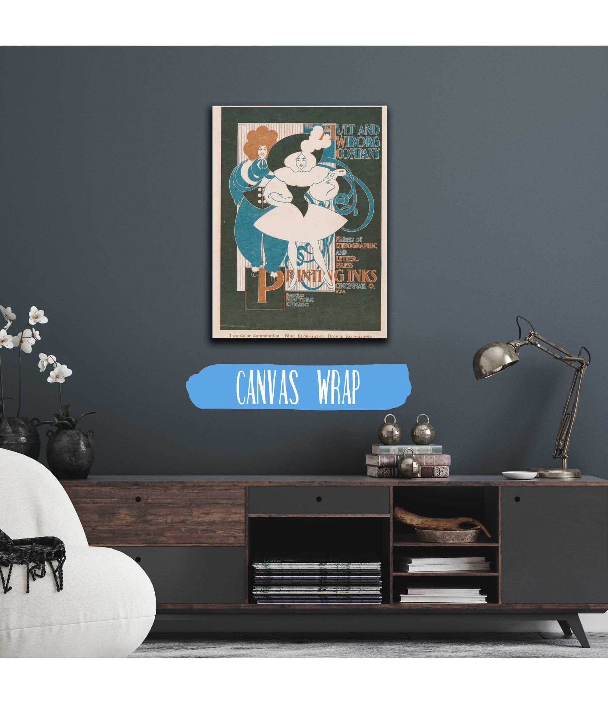 Ault And Wiborg Ad  by Will Bradley Posters, Prints, & Visual Artwork