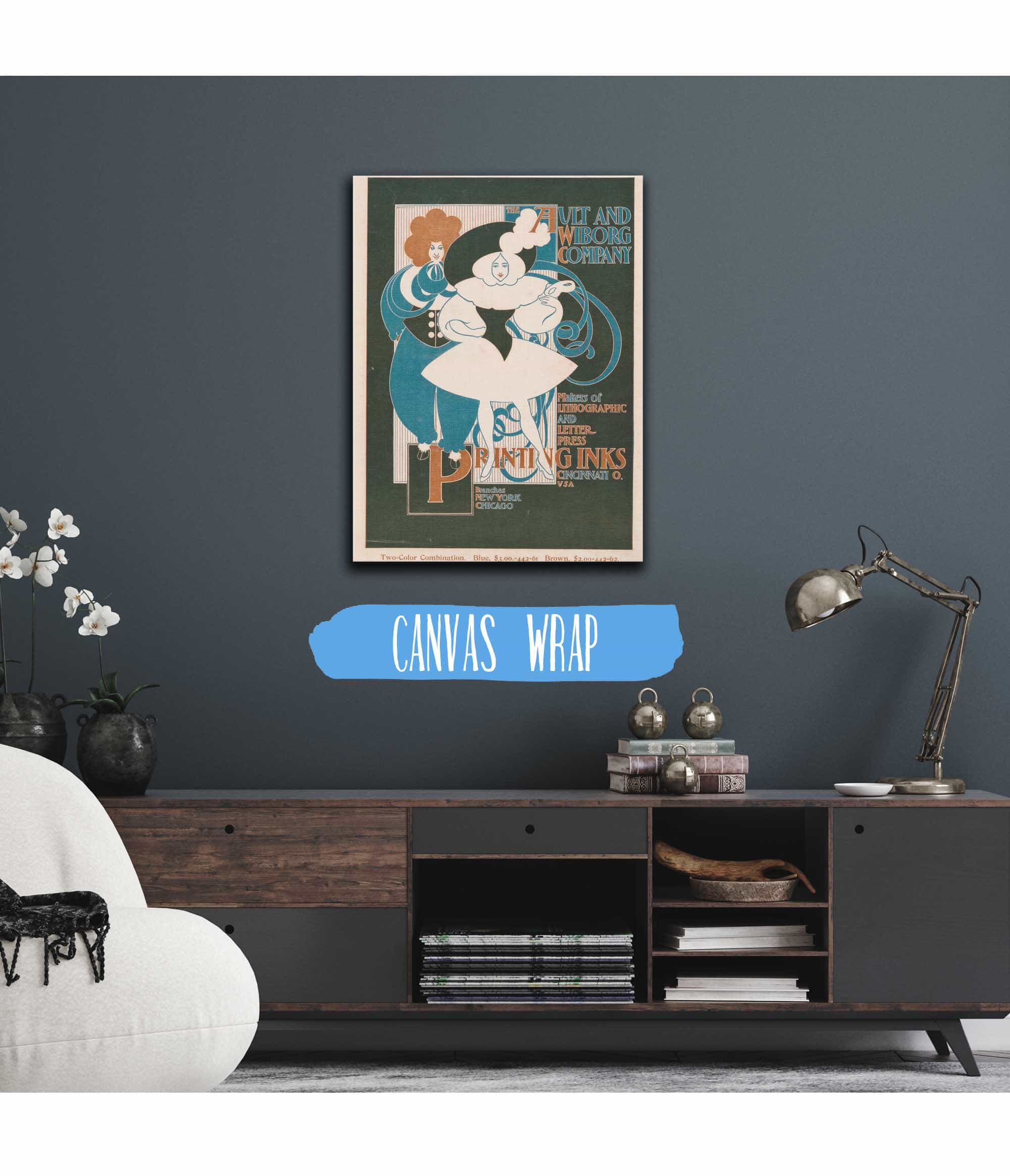 Ault And Wiborg Ad  by Will Bradley Posters, Prints, & Visual Artwork
