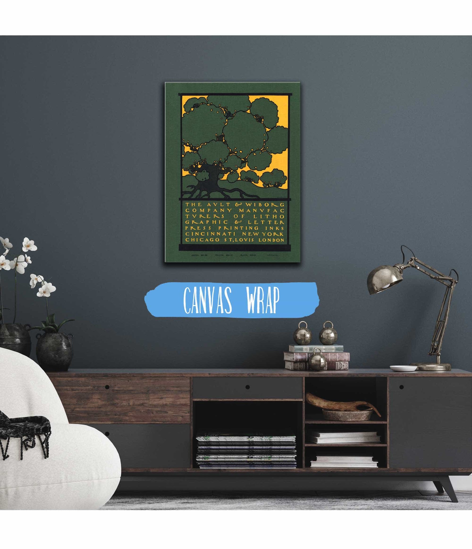 Ault And Wiborg Ad  by Will Bradley Posters, Prints, & Visual Artwork