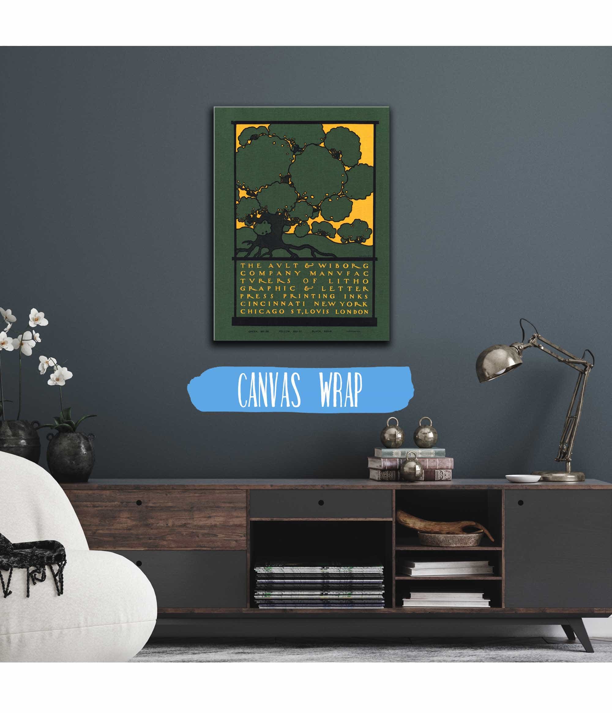 Ault And Wiborg Ad  by Will Bradley Posters, Prints, & Visual Artwork