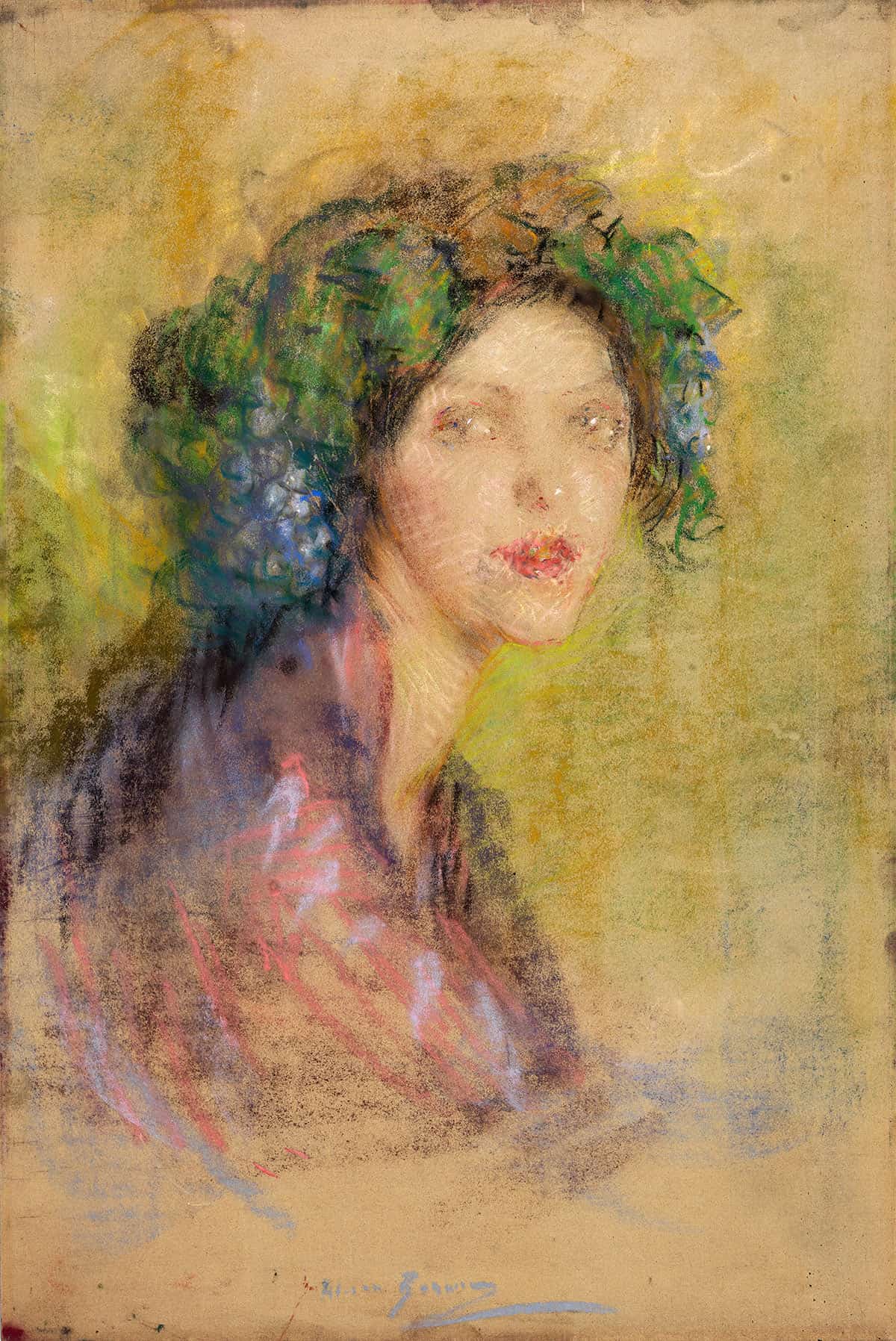 Bacchante Triste by Alice Pike Barney Posters, Prints, & Visual Artwork