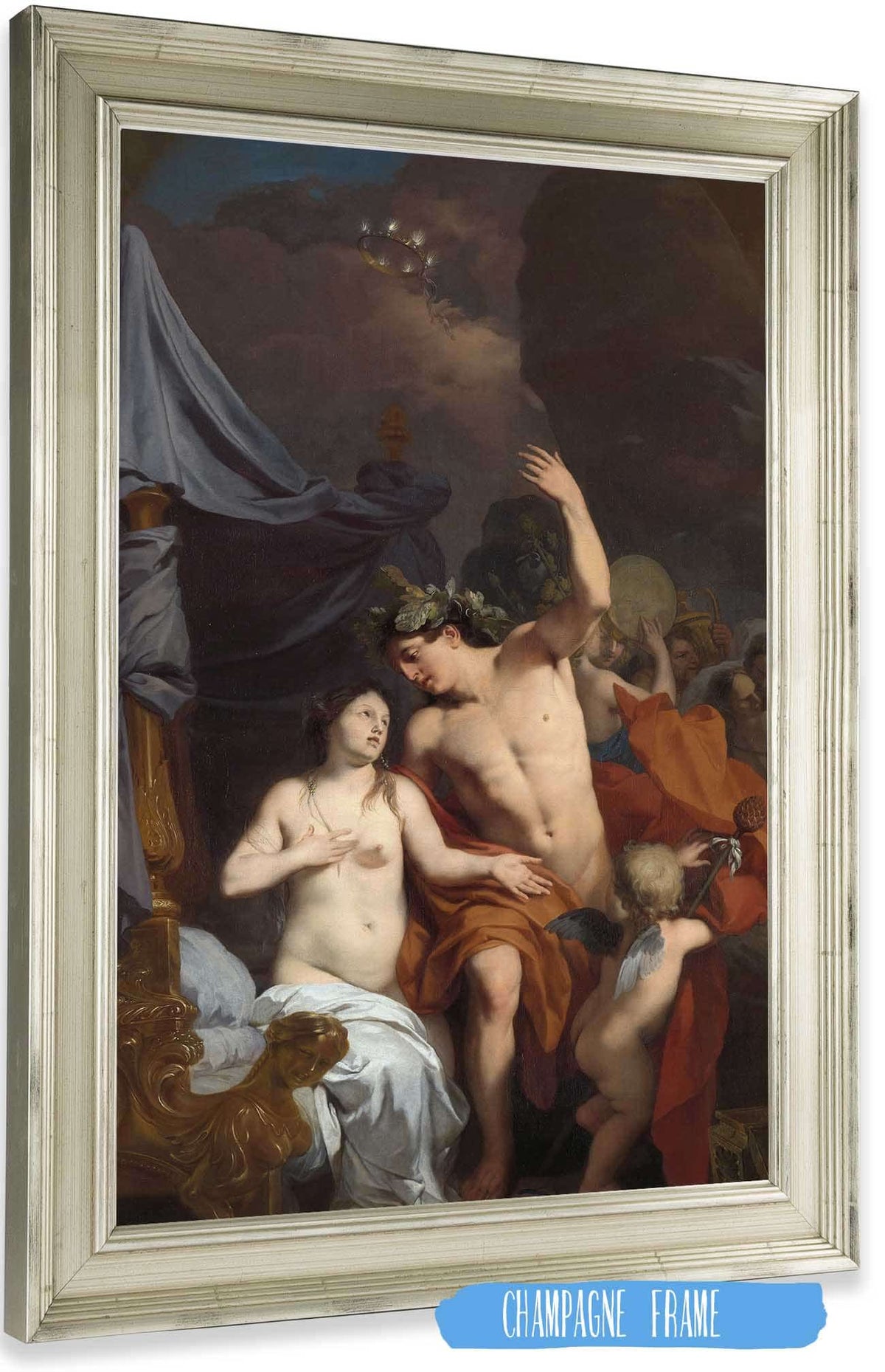Bacchus And Ariadne  by Gerard De Lairesse Posters, Prints, & Visual Artwork