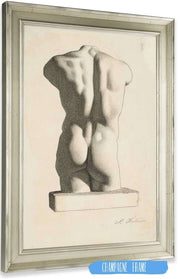 Back Of A Male Torso by Pekka Halonen Posters, Prints, & Visual Artwork