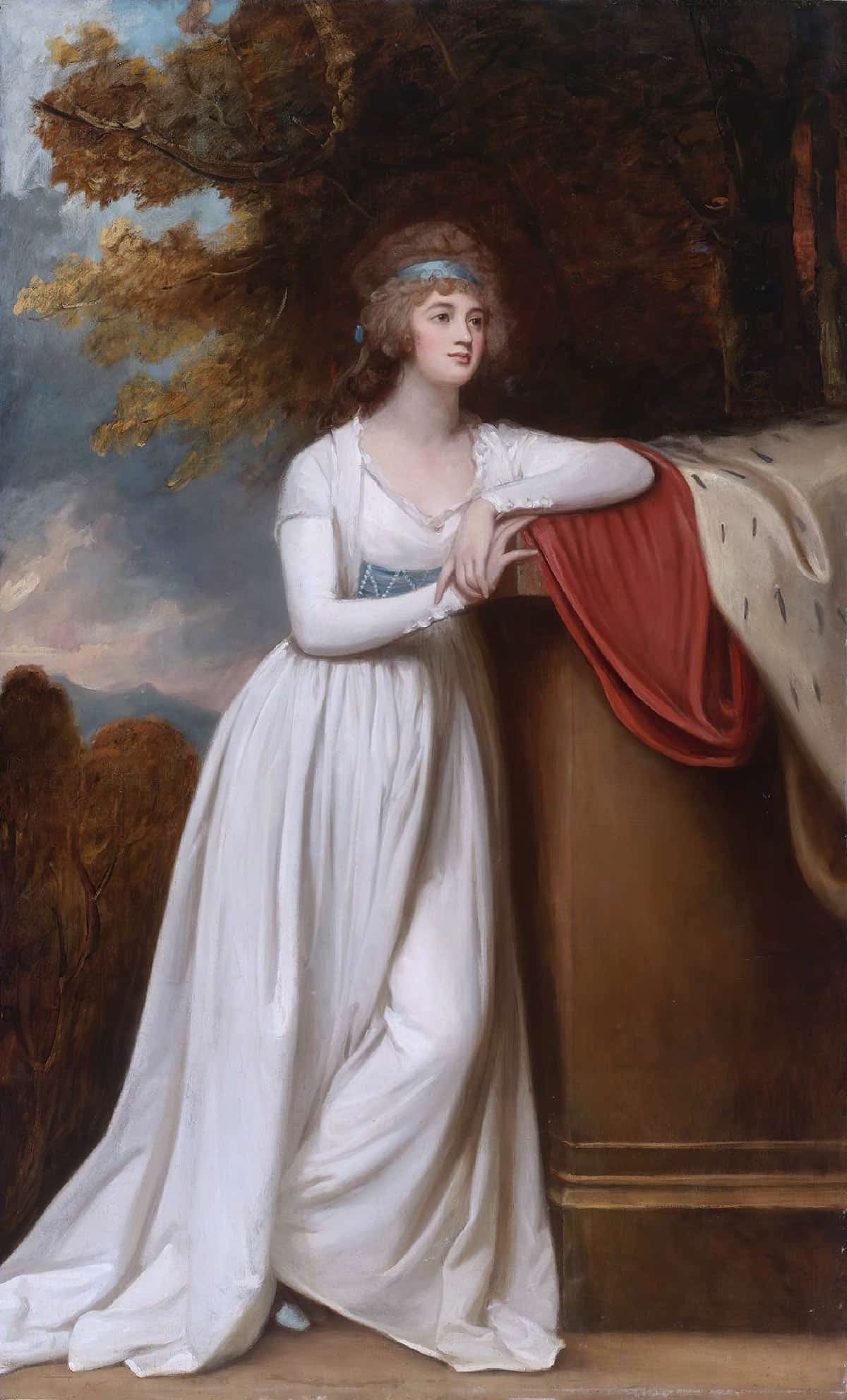Barbara Marchioness Of Donegall by George Romney Posters, Prints, & Visual Artwork