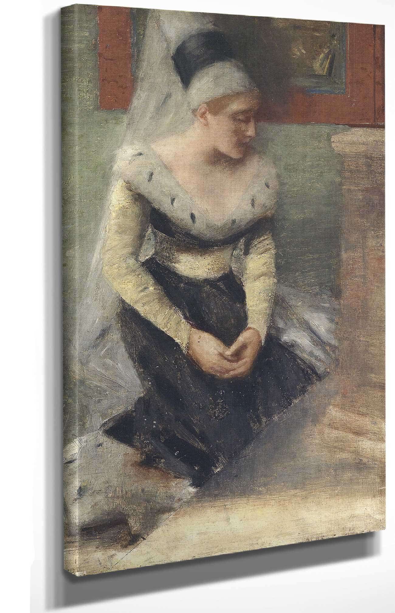 Burgfraulein by Albert Von Keller Posters, Prints, & Visual Artwork