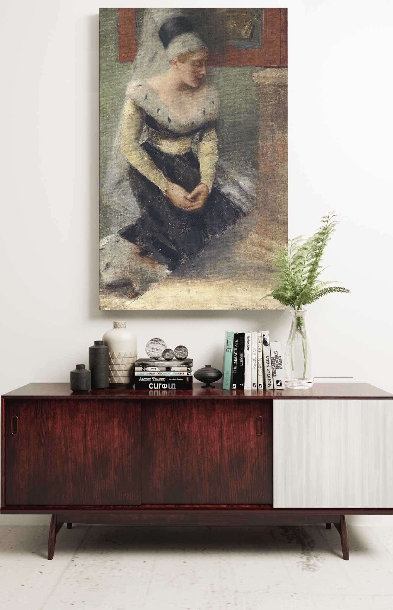 Burgfraulein by Albert Von Keller Posters, Prints, & Visual Artwork