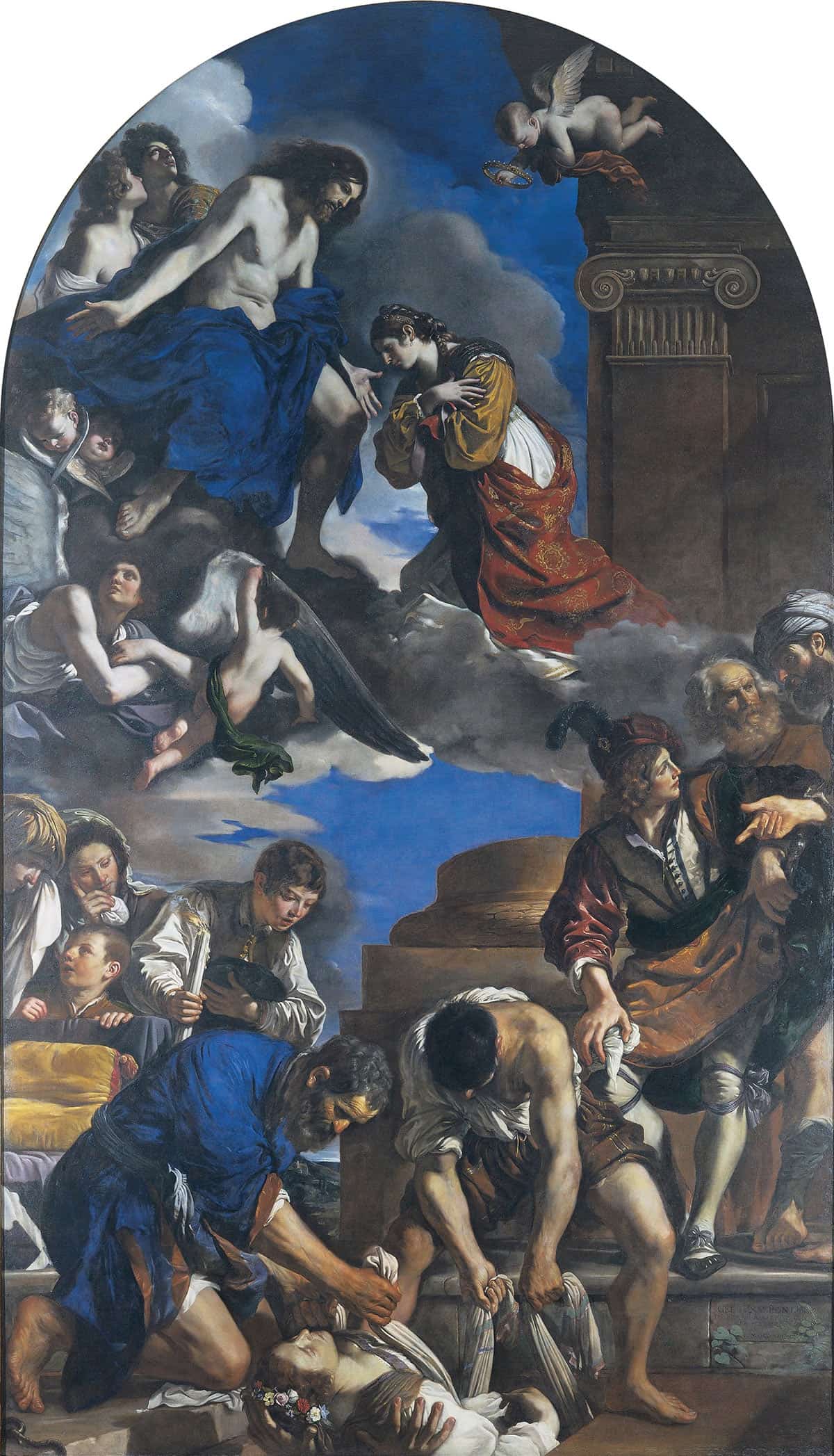 Burial Of Saint Petronilla by Guercino Posters, Prints, & Visual Artwork
