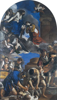 Burial Of Saint Petronilla by Guercino Posters, Prints, & Visual Artwork