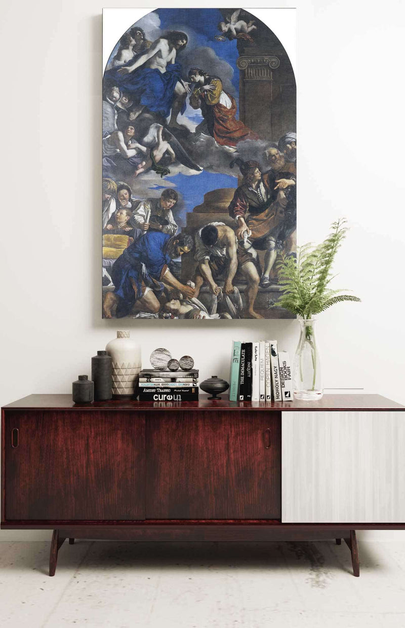 Burial Of Saint Petronilla by Guercino Posters, Prints, & Visual Artwork