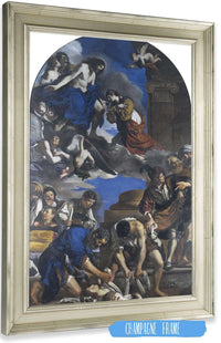 Burial Of Saint Petronilla by Guercino Posters, Prints, & Visual Artwork