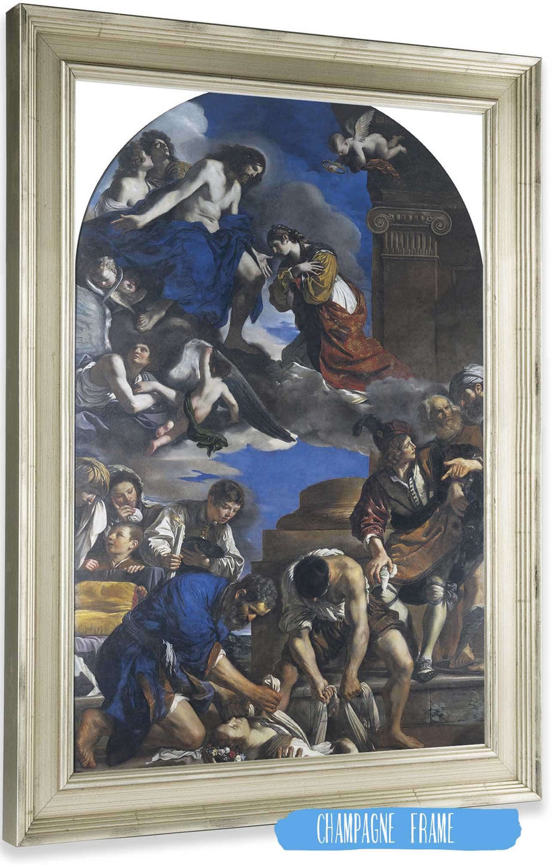 Burial Of Saint Petronilla by Guercino Posters, Prints, & Visual Artwork