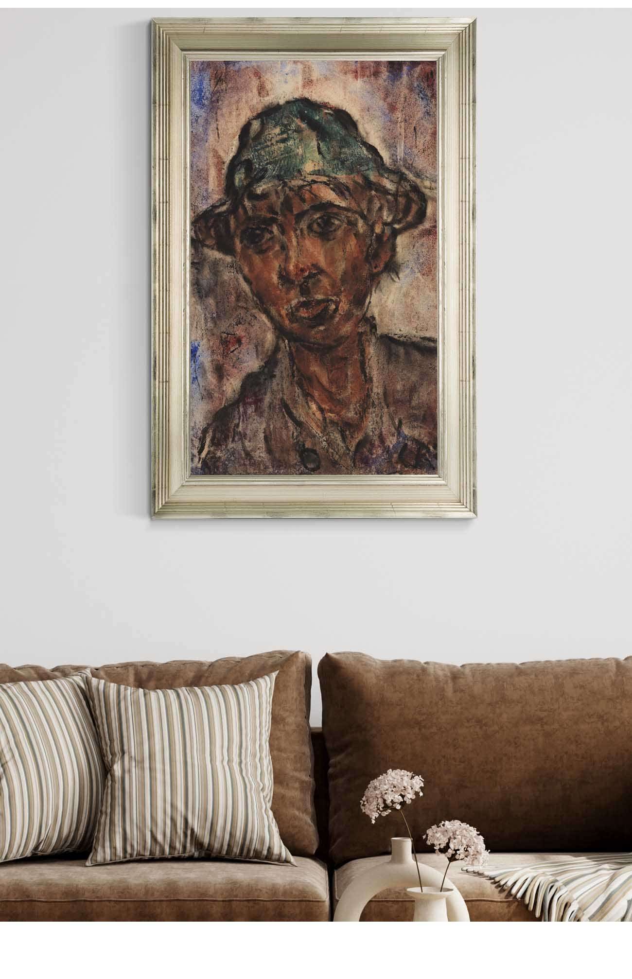 Bursche Mit Hut by Christian Rohlfs Posters, Prints, & Visual Artwork