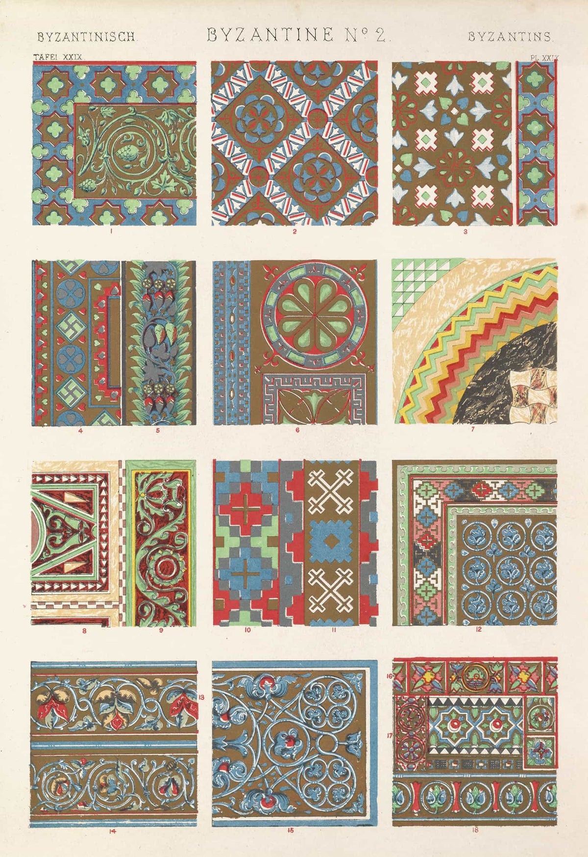 Byzantine No  by Owen Jones Posters, Prints, & Visual Artwork