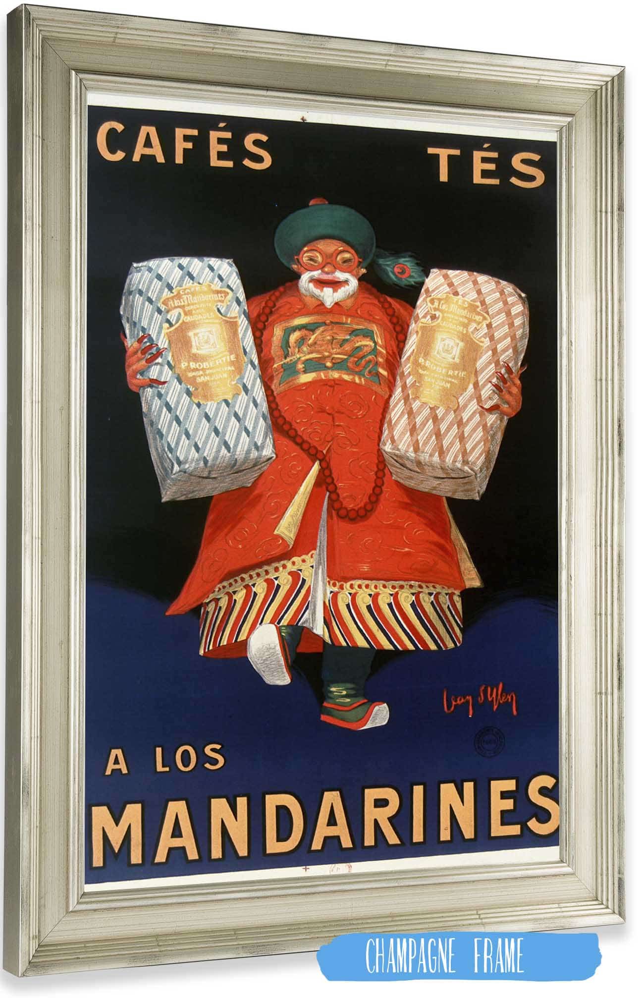 Cafes Tes A Los Mandarines by Jean Dylen Posters, Prints, & Visual Artwork