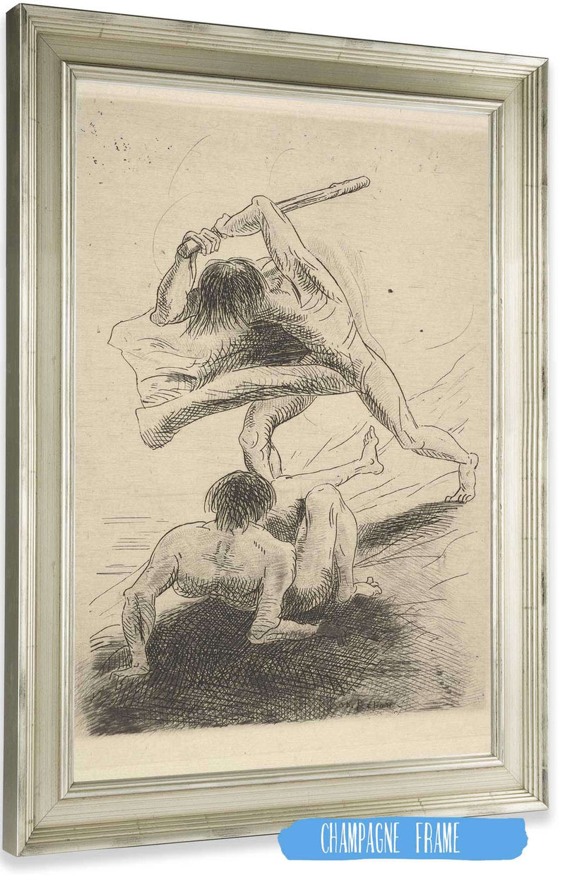 Cain And Abel by Odilon Redon Posters, Prints, & Visual Artwork