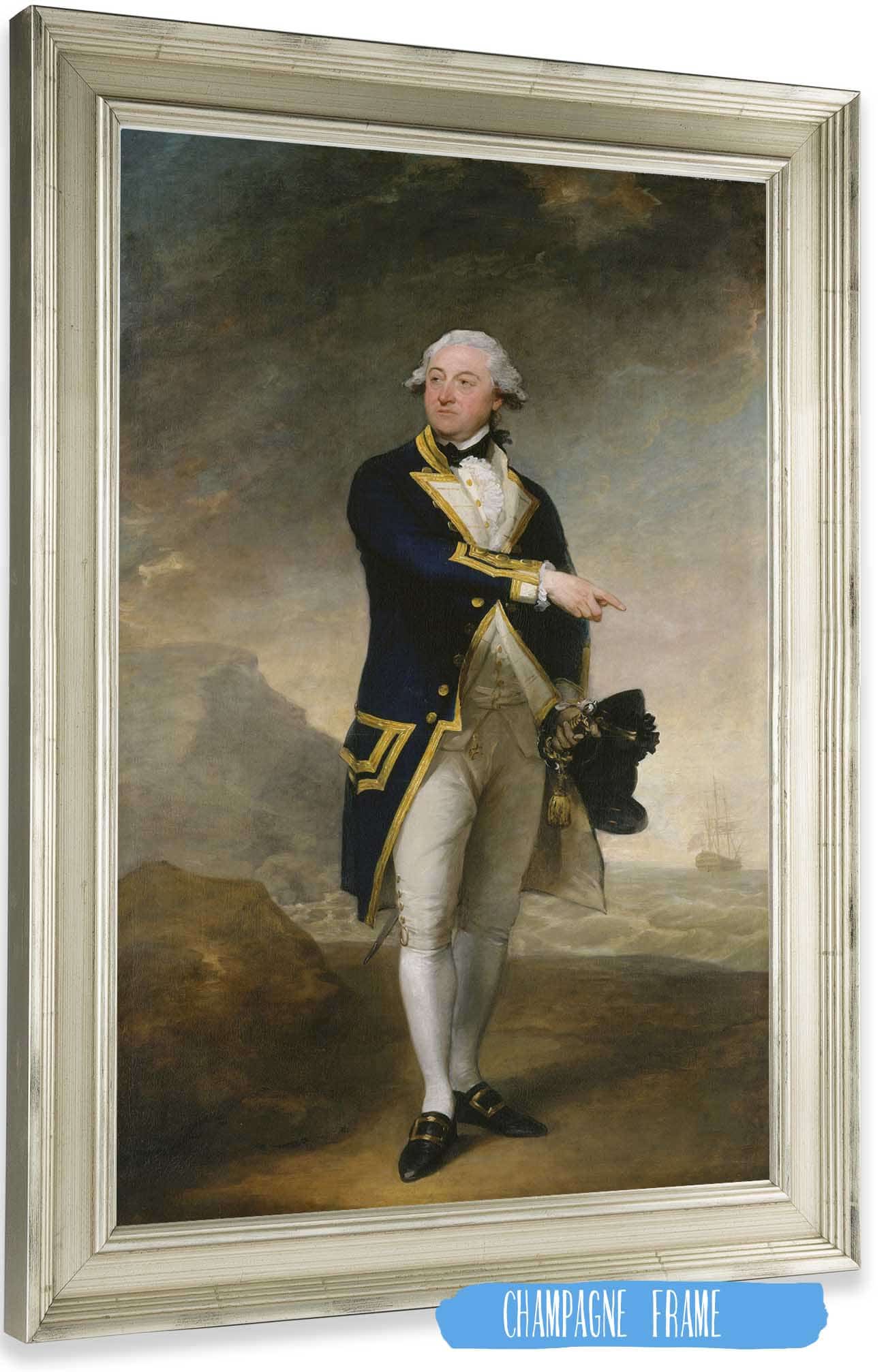 Captain John Gell by Gilbert Stuart Posters, Prints, & Visual Artwork