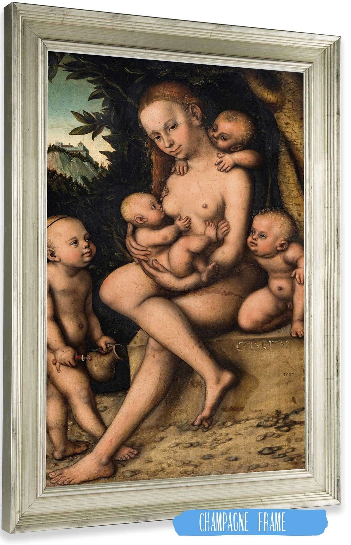 Caritas by Lucas Cranach The Elder Posters, Prints, & Visual Artwork