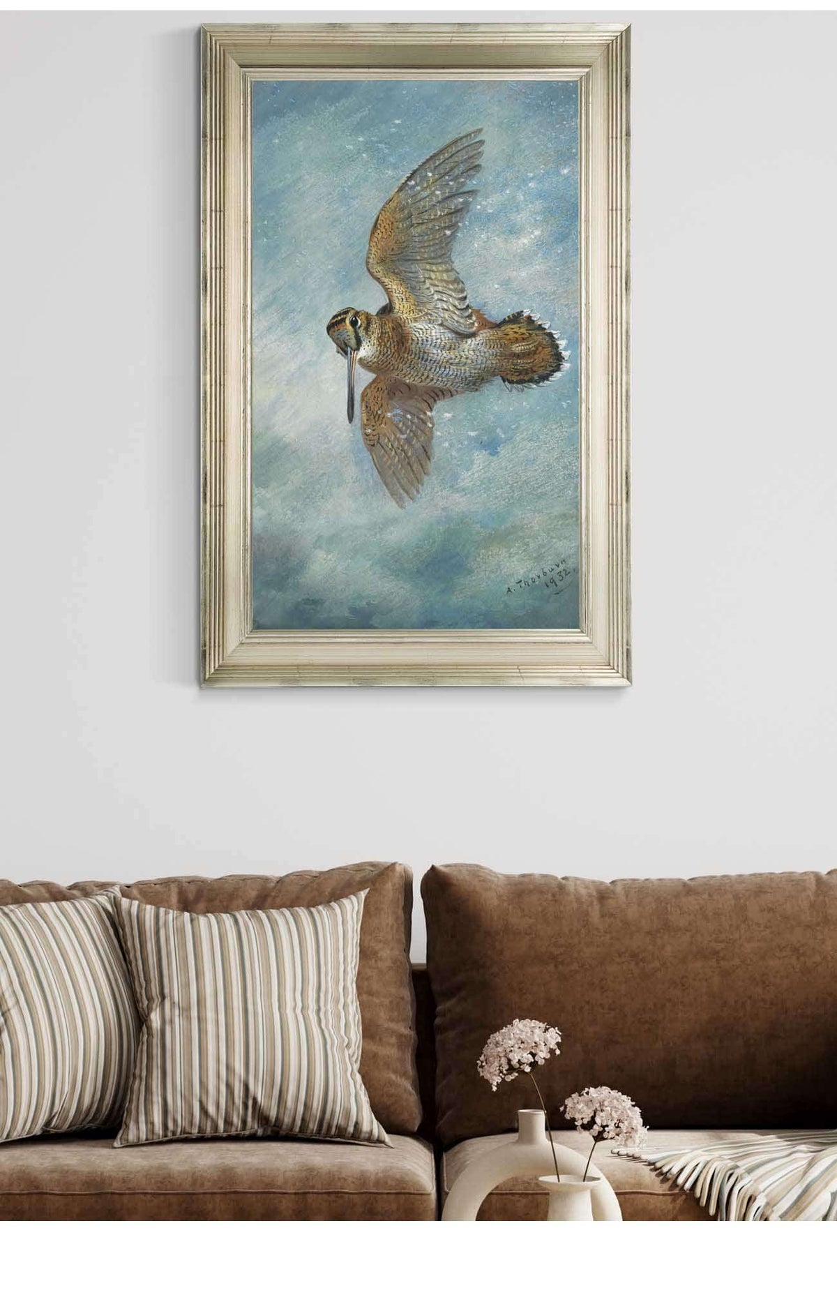 Caught In A Blizzard Woodcock by Archibald Thorburn Posters, Prints, & Visual Artwork