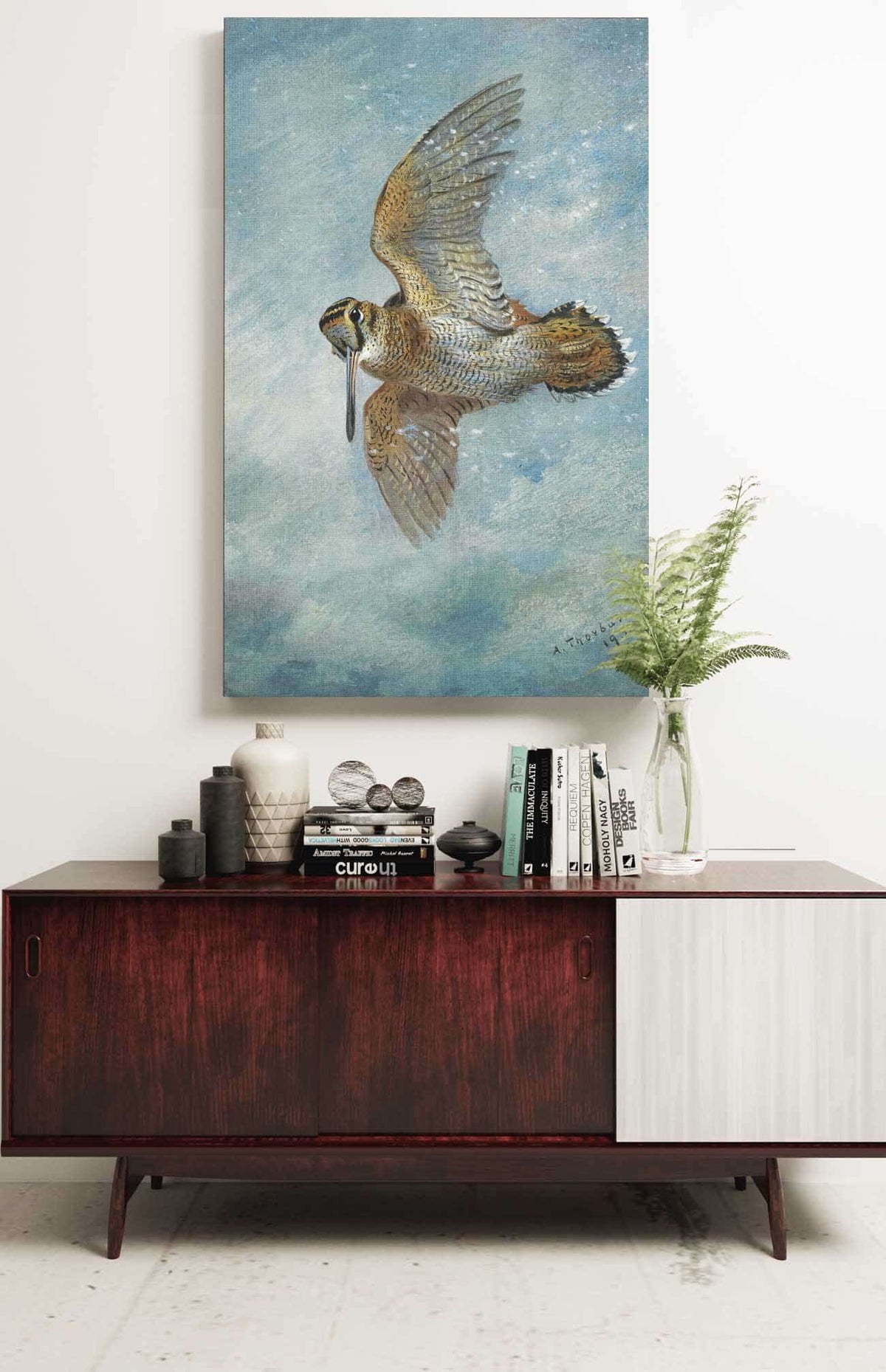 Caught In A Blizzard Woodcock by Archibald Thorburn Posters, Prints, & Visual Artwork