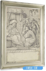 Chaucers Man Of Laws Tale Design by Sir Edward Coley Burne Jones Posters, Prints, & Visual Artwork