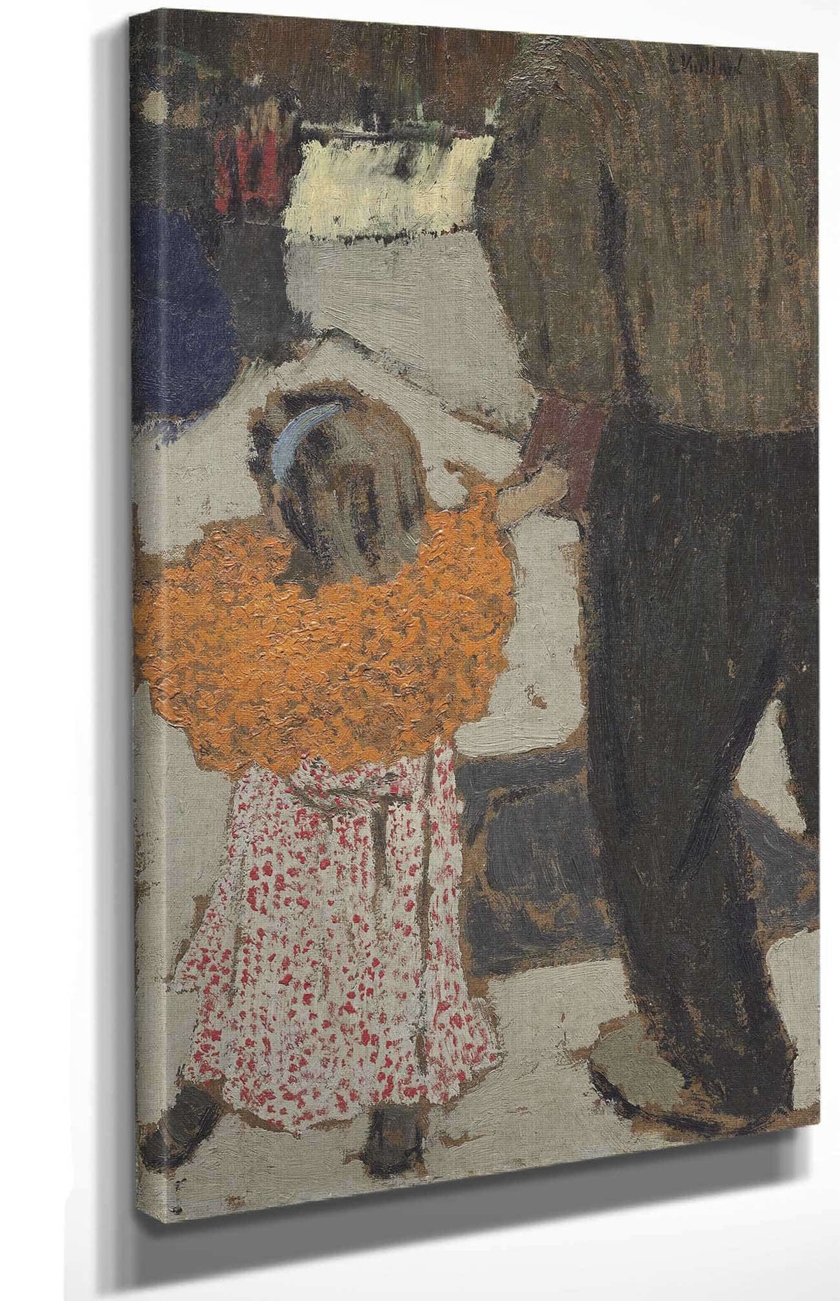 Child Wearing A Red Scarf by Edouard Vuillard Posters, Prints, & Visual Artwork