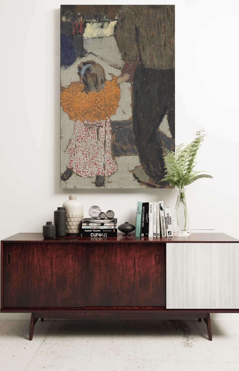 Child Wearing A Red Scarf by Edouard Vuillard Posters, Prints, & Visual Artwork