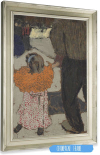 Child Wearing A Red Scarf by Edouard Vuillard Posters, Prints, & Visual Artwork