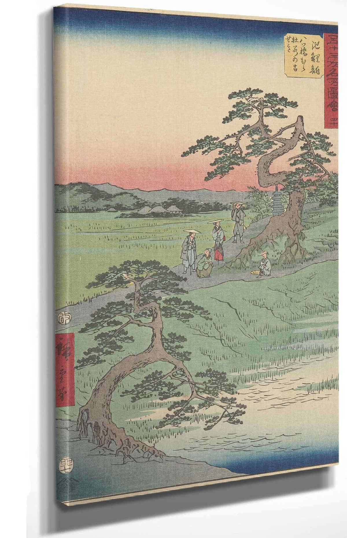 Chiriu   by Ando Hiroshige Posters, Prints, & Visual Artwork