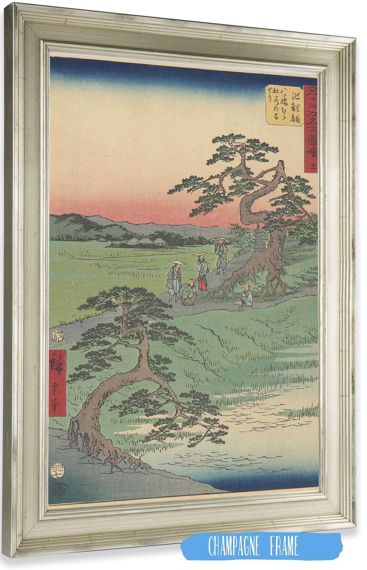 Chiriu   by Ando Hiroshige Posters, Prints, & Visual Artwork