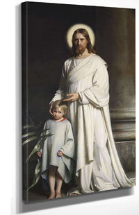 Christ Blessing The Little Child by Carl Bloch Posters, Prints, & Visual Artwork