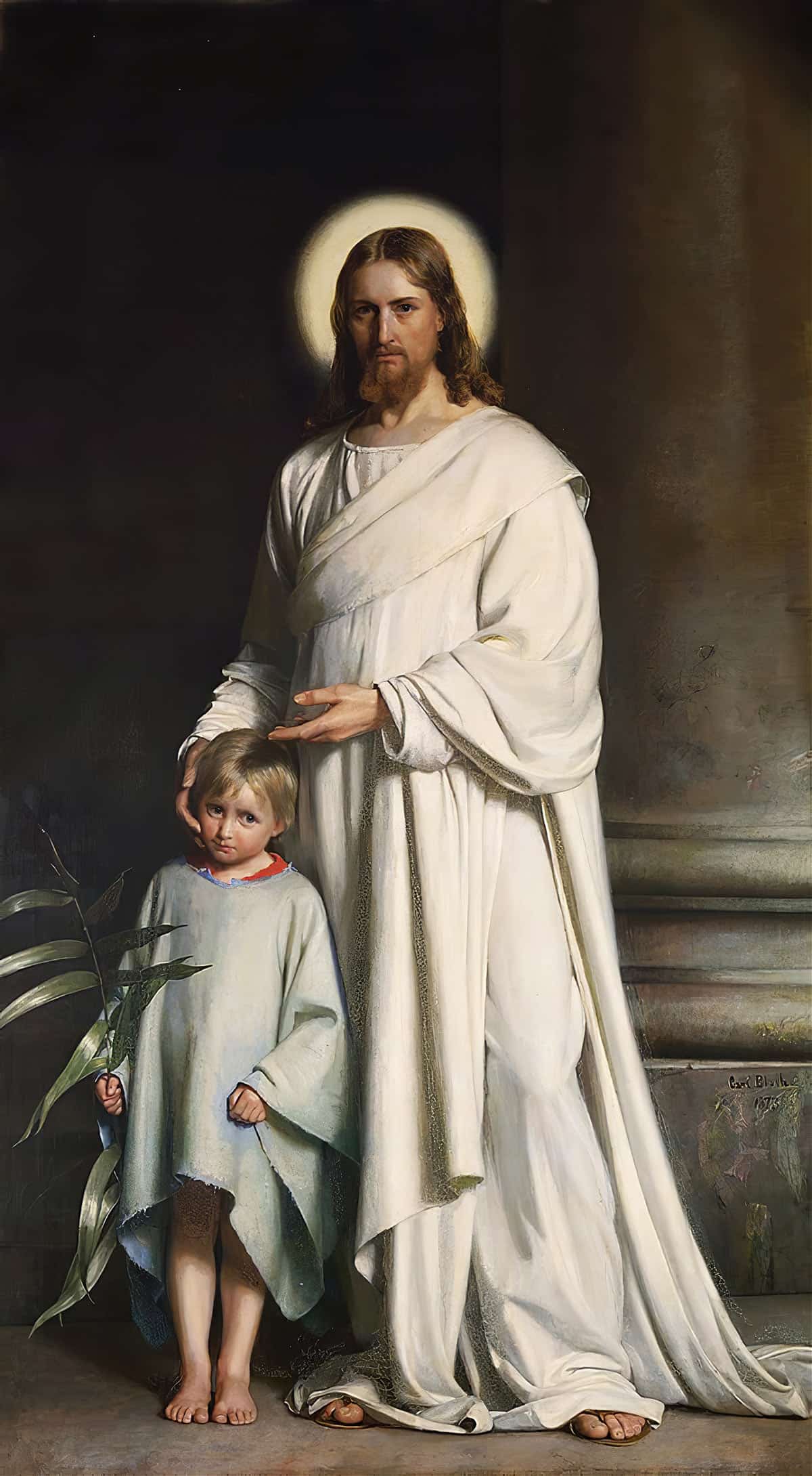 Christ Blessing The Little Child by Carl Bloch Posters, Prints, & Visual Artwork