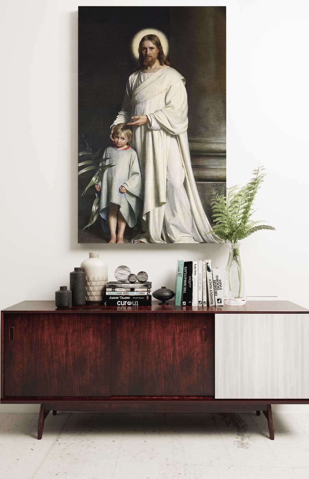 Christ Blessing The Little Child by Carl Bloch Posters, Prints, & Visual Artwork