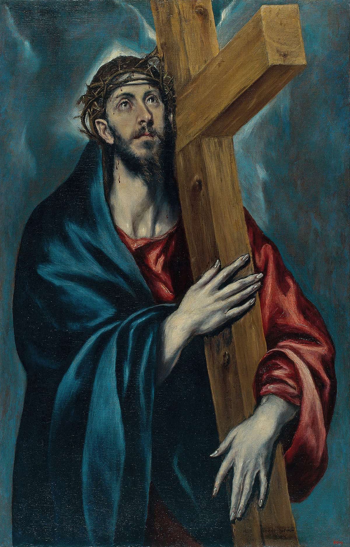 Christ Carrying The Cross From Until by El Greco Posters, Prints, & Visual Artwork