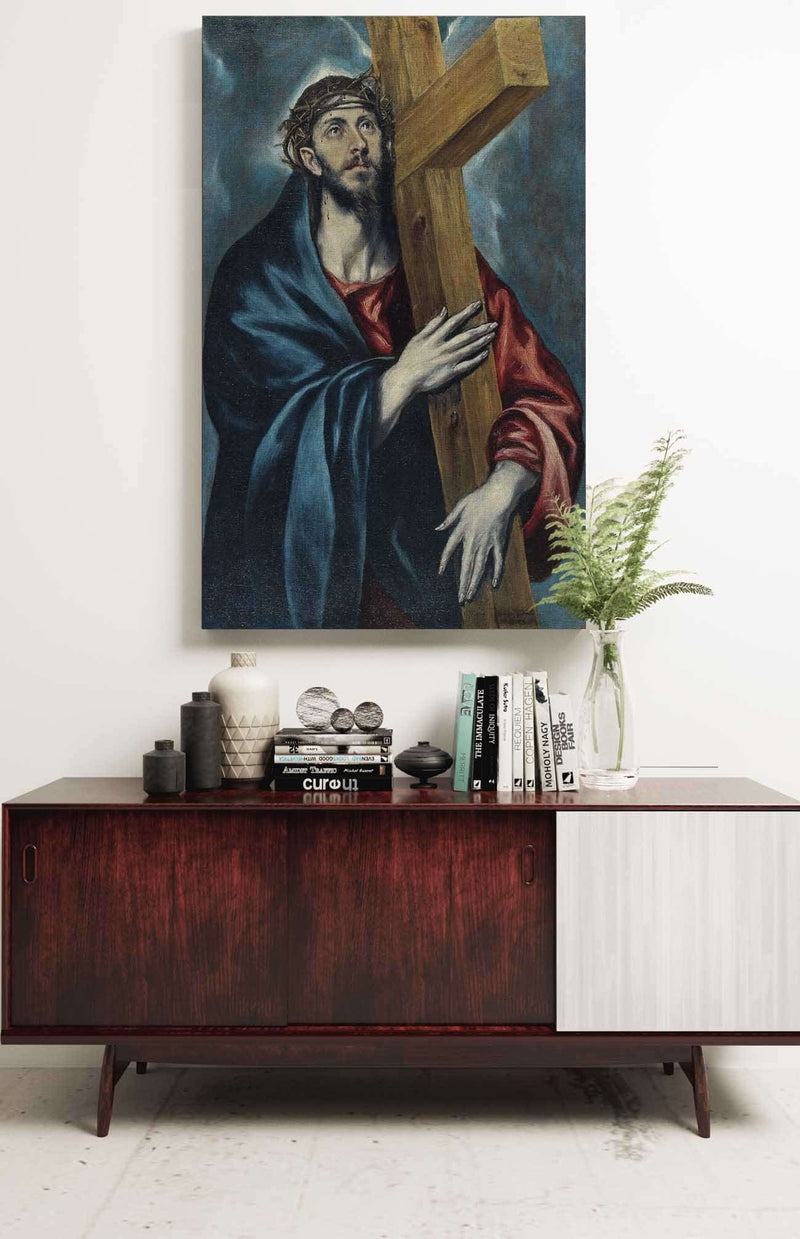 Christ Carrying The Cross From Until by El Greco Posters, Prints, & Visual Artwork