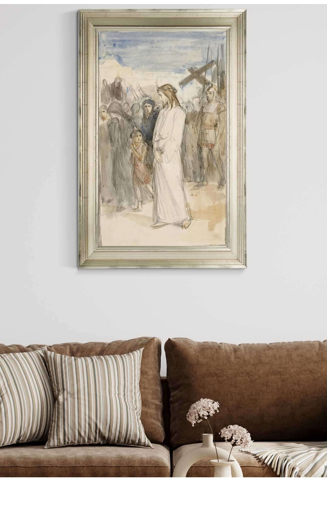 Christ Is Taken To Calvary by Albert Edelfelt Posters, Prints, & Visual Artwork